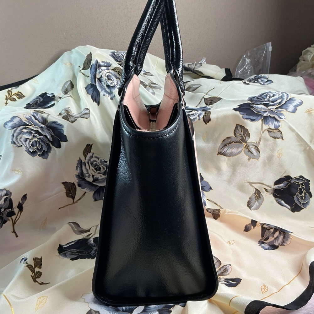 Kate Spade Pink and Black Satchel from the Cedar Street Collection - Picture 4 of 9